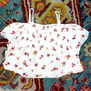 Self Esteem Cold Shoulder Top XXXL